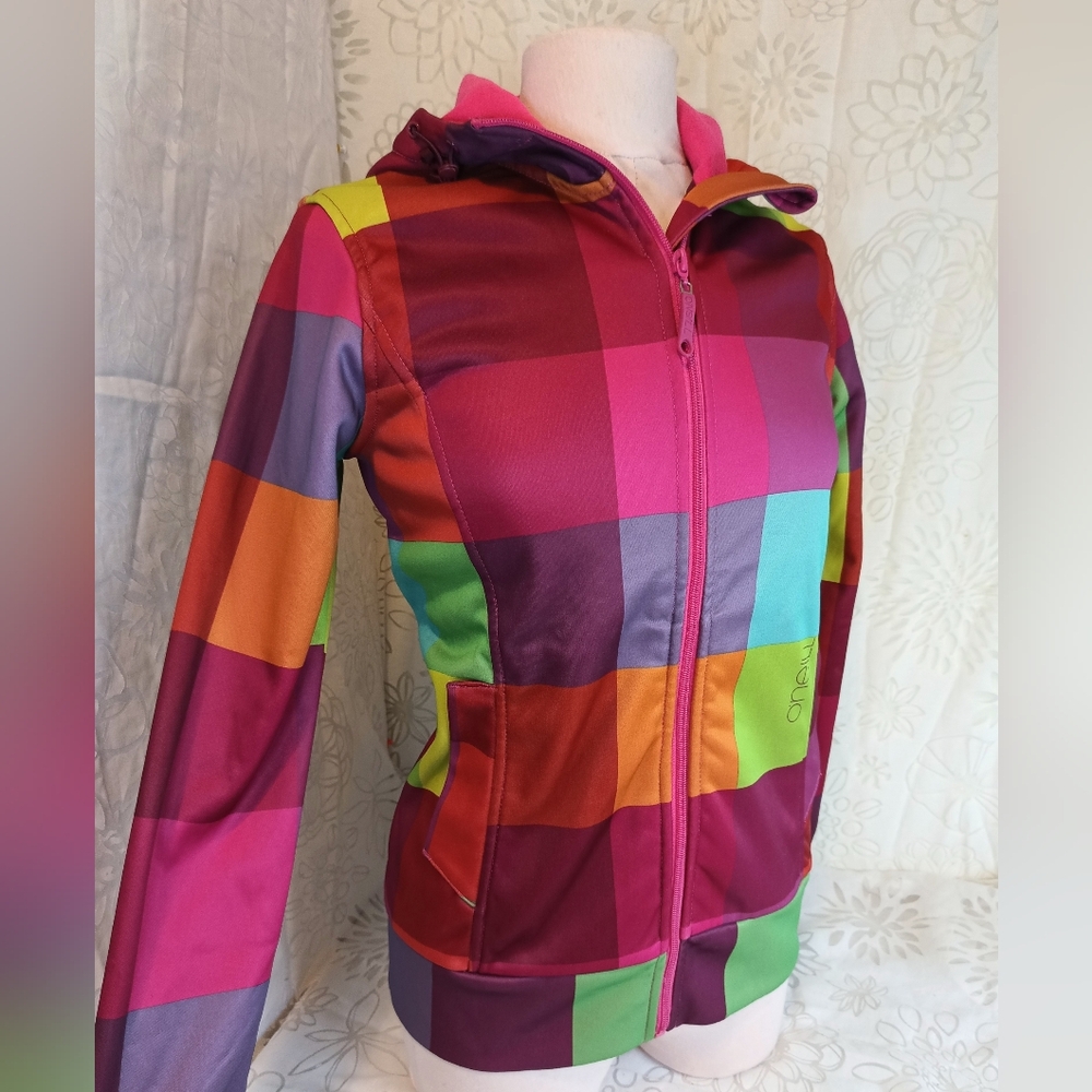 O'Neill Plaid Checkered Fleece Lined Jacket